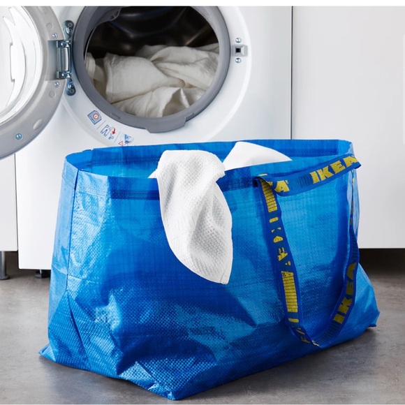 BRAND NEW FRAKTA 19 GALLON IKEA BAGS CAN USE THESE FOR ALMOST EVERYTHING! - Picture 6 of 12